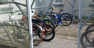 bicycle shed